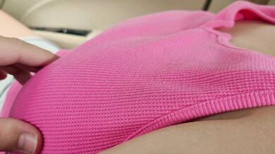 Girl with Perfect Boobs allows Me to Touch Her in Public