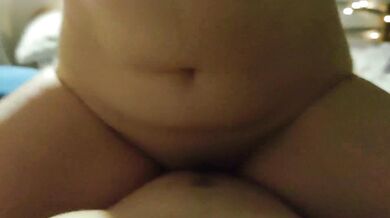 Huge cock stretched her tight wet pussy