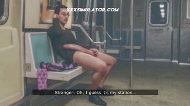 Pervert Stranger Fucks Sexy Gf In Train