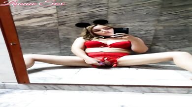 Jess Loona Mirror Dildo Play