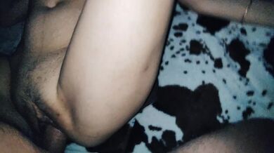 The wife's holes are stretched to their maximum every time when her husband's big dick enters them