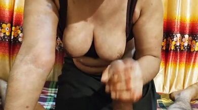 Desi Couple Love Story: Hot Bangladeshi Wife Blowjob and Doggy Style in Bathroom