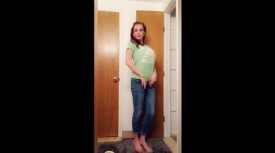 Shower Peeping on Beautiful Giant Tits Milf Goddess Kat Marie Bathroom Teasing and Masturbation