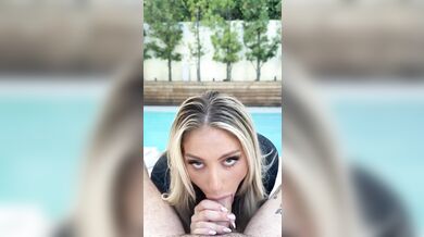 Kayley Gunner Poolside BJ