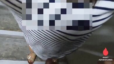 Pinay Sex sa Hagdanan ng Apartment - Risky Public Quickie Sex