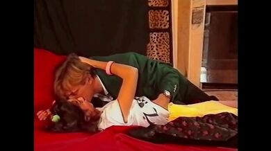 Cute vintage teen has anal sex