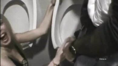 Nasty girl gangbanged wildly by excited men in public (Alberto Rey, Billy Boston, Carmen Vera, Olivier Sanchez, Rocco Siffredi)