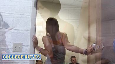 COLLEGE RULES - Cock Size Competition Multiple College Babes Getting Fucked All Night