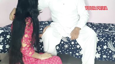 Everbest indian wife fucked by father in law with clear hindi voice