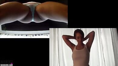 Nikkisims Wet Tee Dual Both Angles Lewd Emesha Gabor