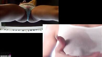 Nikkisims Wet Tee Dual Both Angles Lewd Emesha Gabor
