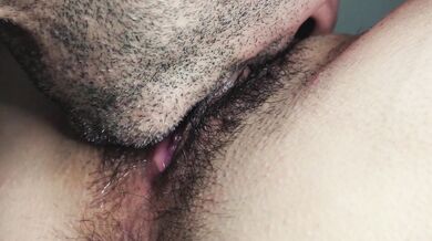 He gets down on his knees and eats my pussy passionately