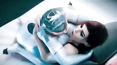 Futanari Cyber ​​Sex With Huge Boobs - 3D Futa Animation Anal Sex With Cum Where Girl Have Orgasm