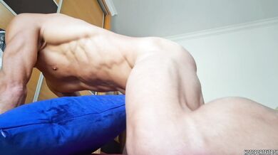 Humping with two pillows show - The best Humper sexy porn guy