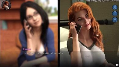 Justin Fucks Emma'S Tight Nylon Legs In 3D Hentai - Dick Rubbing & Walking In