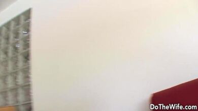 Super hot wife AJ Estrada gets fucked for husband porn