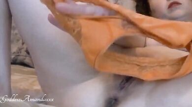 Worship Smell Cum to My Worn Cum Stained Panty porn