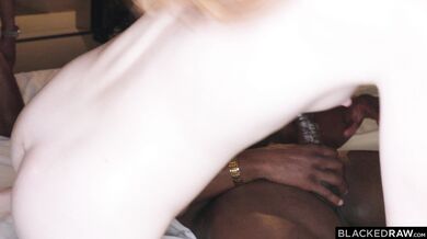 Petite Redhead Madi Goes Airtight In First BBC Gangbang