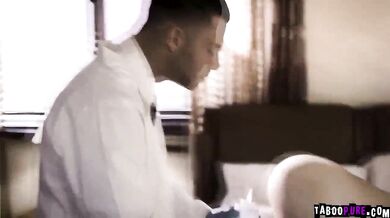 Chloe Cherry tag team by two juicy cocks porn