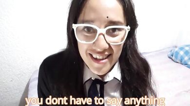 POV A CUMSLUT STUDENT, ROUGHT SLOPPY BLOWJOB AND PLAYING WITH CUM