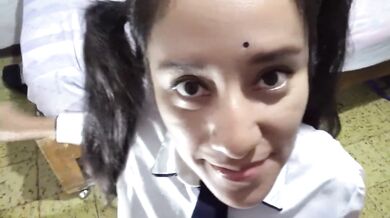 POV A CUMSLUT STUDENT, ROUGHT SLOPPY BLOWJOB AND PLAYING WITH CUM