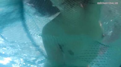 Super hot underwater swimming babe Rusalka