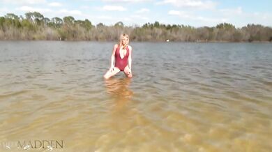 Meetmadden Bts Red Swimsuit Lewd Busty Wife Swallow Katerina Kay