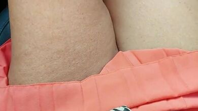 Horny Step Mommy Adrian Teases Step Son in Car - POV Masturbation