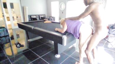 Rainbowhair Trailer Trash Slut Rides Docs Cock On Pool Table