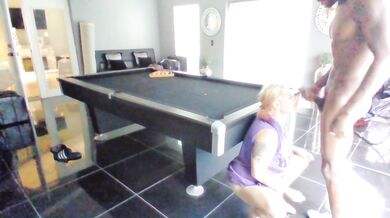 Rainbowhair Trailer Trash Slut Rides Docs Cock On Pool Table