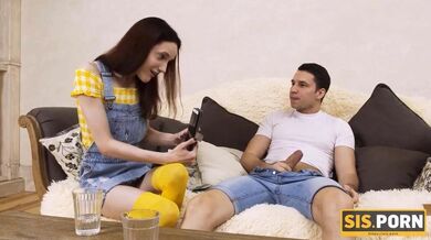 SISPORN. Naive girl drilled by stepbrother after losing a bet to him porn