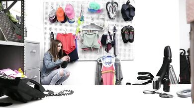 Lucky security officer fucked my favorite pornstar idol