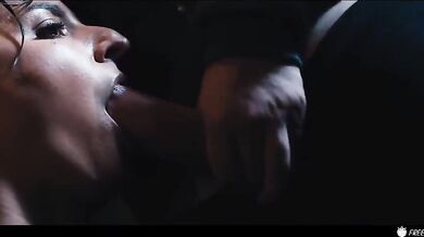 Amirah adara face fuck - leather mistress bdsm bondage time stop freeze screw