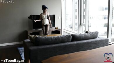 Maid in the living room