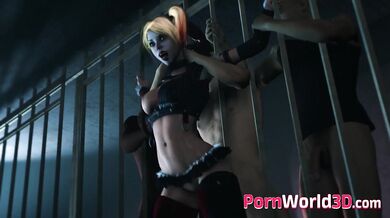 Sweet Characters From 3D Games Sucking And Rides On A Huge Long Dick