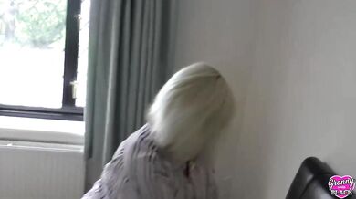 GRANNYLOVESBLACK - Black Personal Trainer Pounds Grandmas Pussy