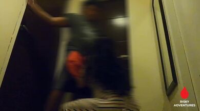 Kinantot ng House Boy sa Labas ng Kwarto ang Misis ng Amo - Bawal Maingay