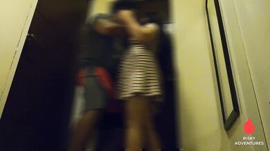 Kinantot ng House Boy sa Labas ng Kwarto ang Misis ng Amo - Bawal Maingay