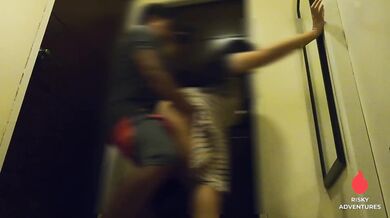 Kinantot ng House Boy sa Labas ng Kwarto ang Misis ng Amo - Bawal Maingay