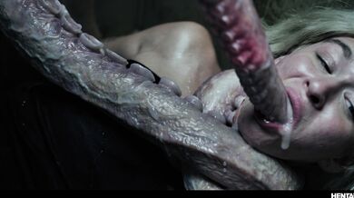 Blonde Teen Tentacles
