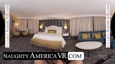 Redhead With Giant Melons Bust Client's Balls In A Kinky Way