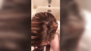 White shirt, Golden shower- He SOAKS my shirt