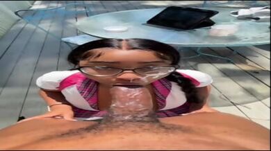 Thick Ebony Goes To PoundTown