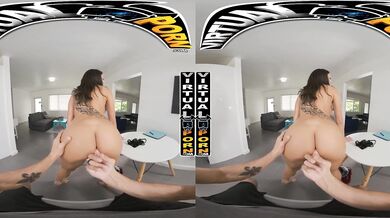 VIRTUAL PORN - Smoking Hot Babe Cassie Del Isla Gives Filthy Rich A Proper Anal French Lesson