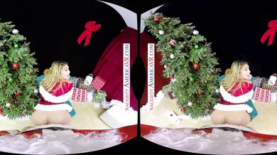 Santa's Naughty Helper Stephanie West Sits On Your Cock For Xmas - Juliana Grandi