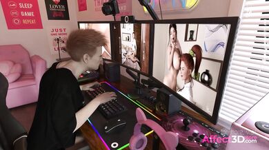 Futanari Gamer Fucking Her Favorite Superheroine In A 3D Animated Porn