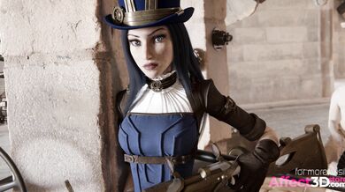 3D Babe Fucked In A Steampunk Fantasy Animation