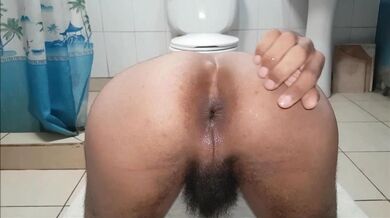 Anal dildo gape farting 3