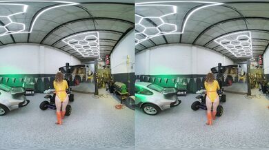 Lucy Foxx As Princess Daisy Wants Bend Her Over And Bang Her Right Here In This Garage