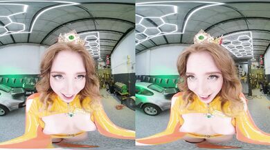 Lucy Foxx As Princess Daisy Wants Bend Her Over And Bang Her Right Here In This Garage